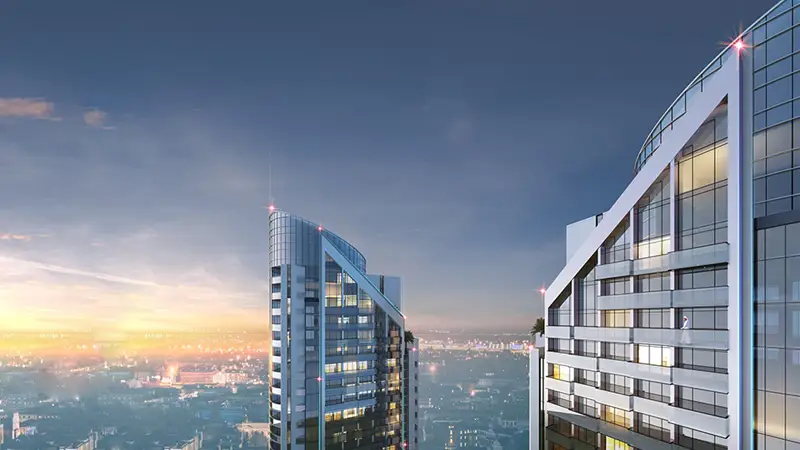 Cloud Twin Tower