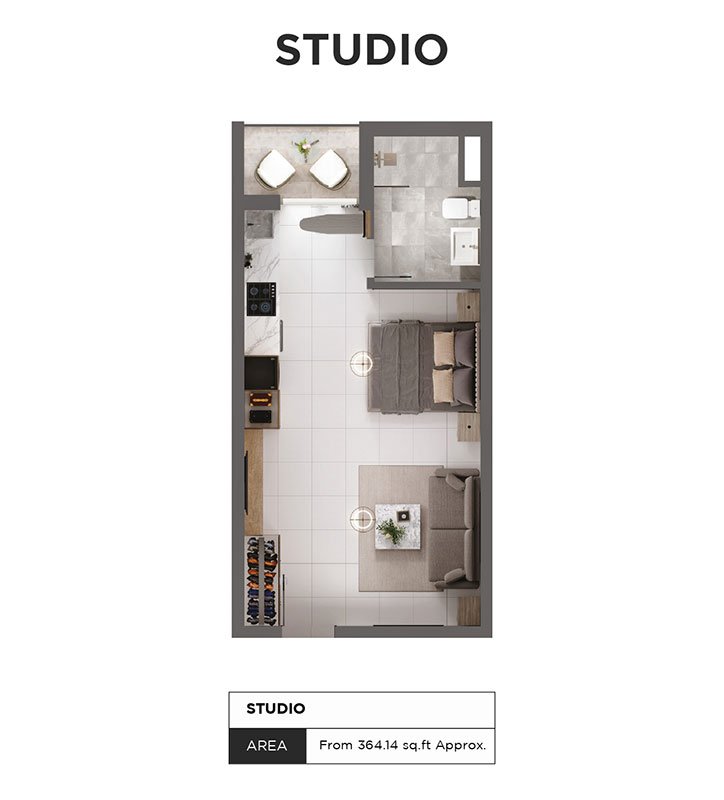 Studio floor plan