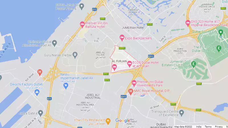 Pearlz Apartments location map