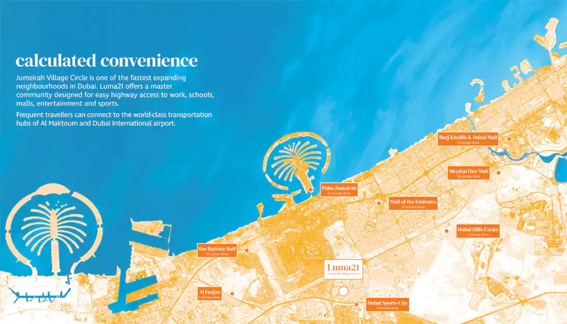 Luma21 location map