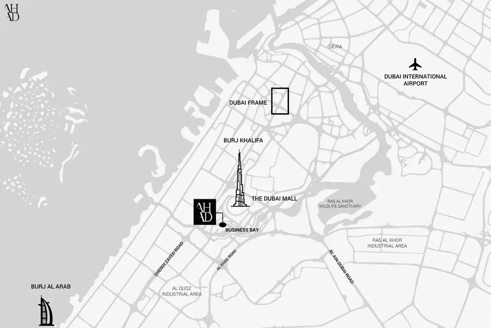 Ahad Residences location map