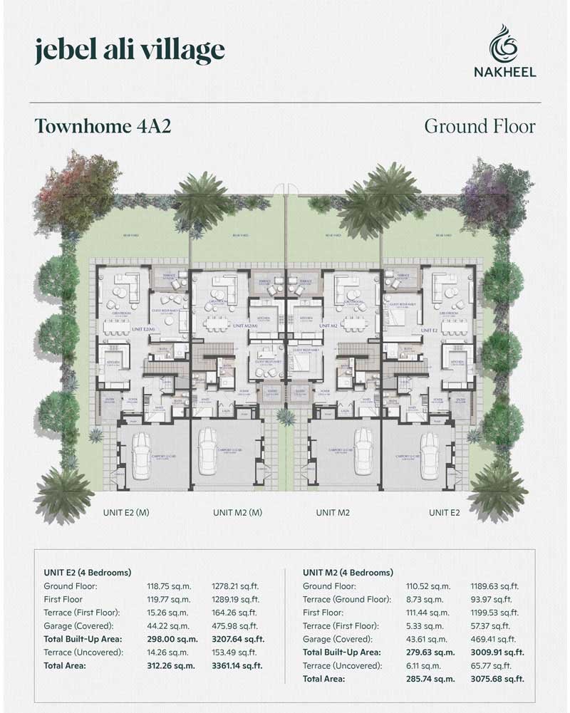 4 Bedrooms + Maid floor plan