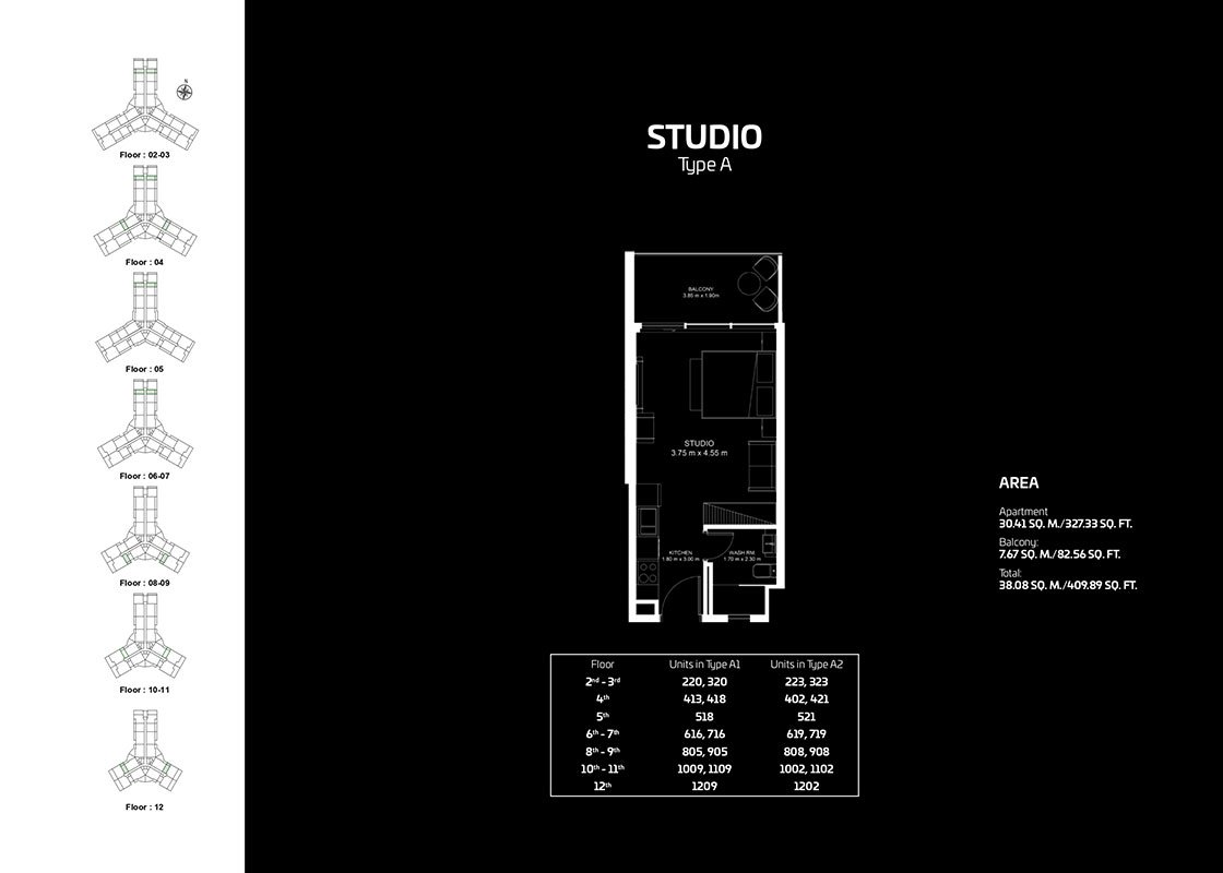Studio floor plan
