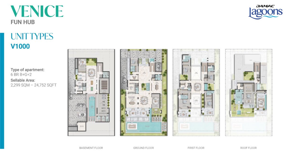 6 Bedroom floor plan
