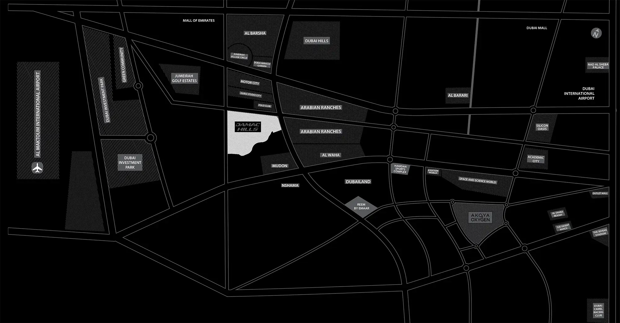 Orchid Apartments location map