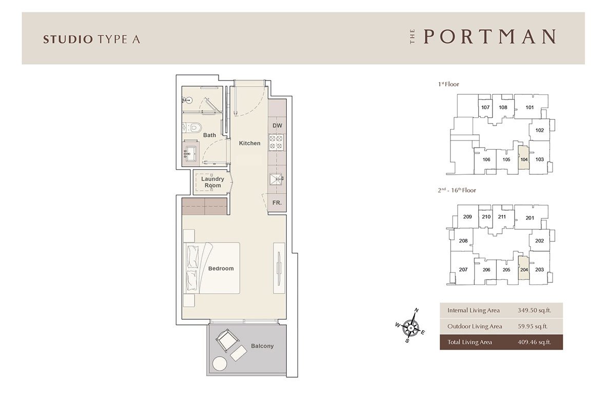 Studio floor plan