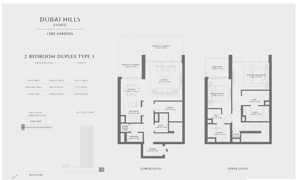 2 Bedroom floor plan