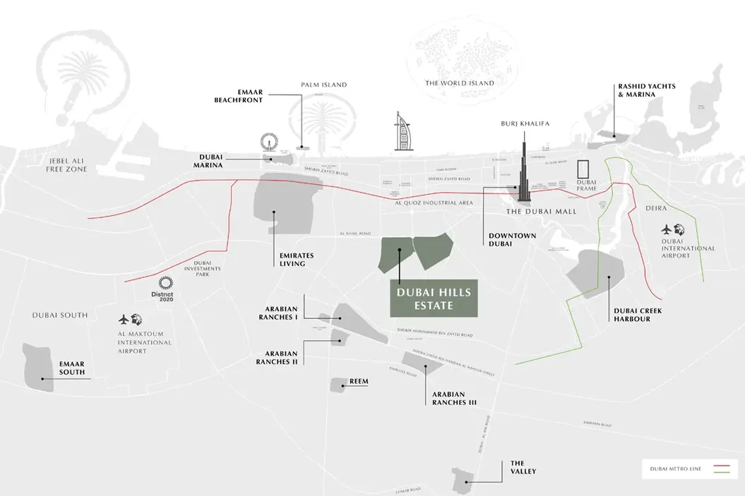 Hills Park location map