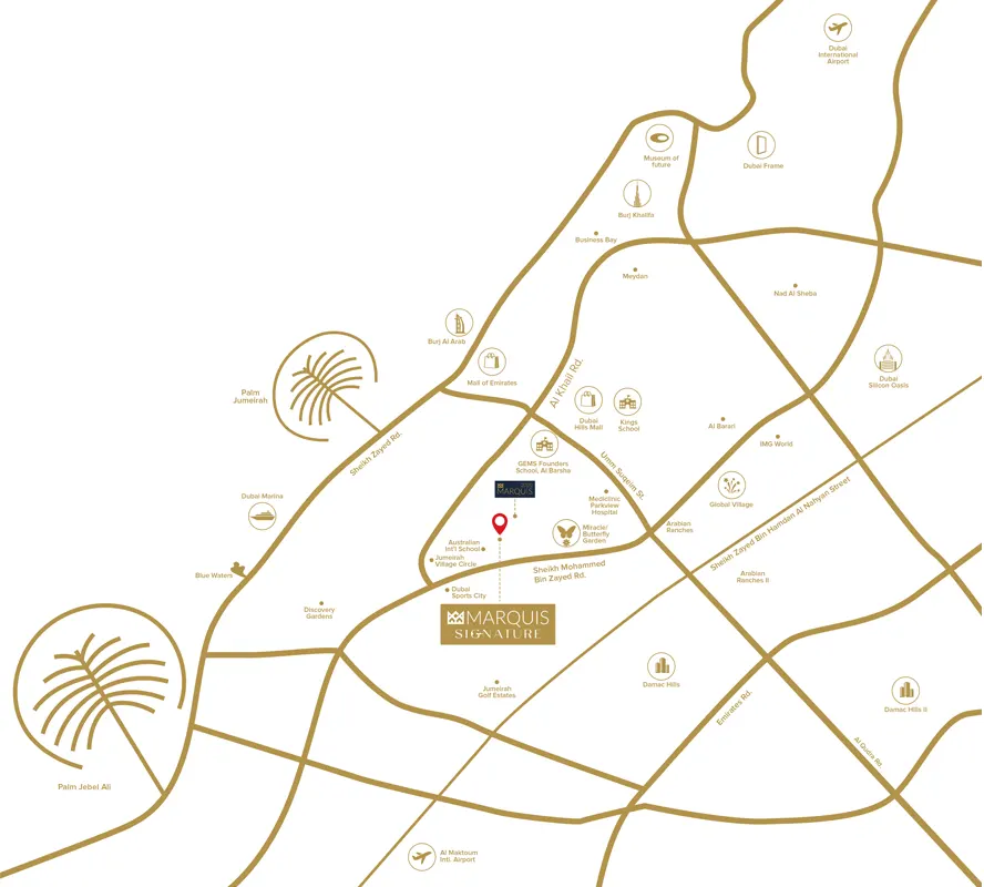 Marquis Signature location map