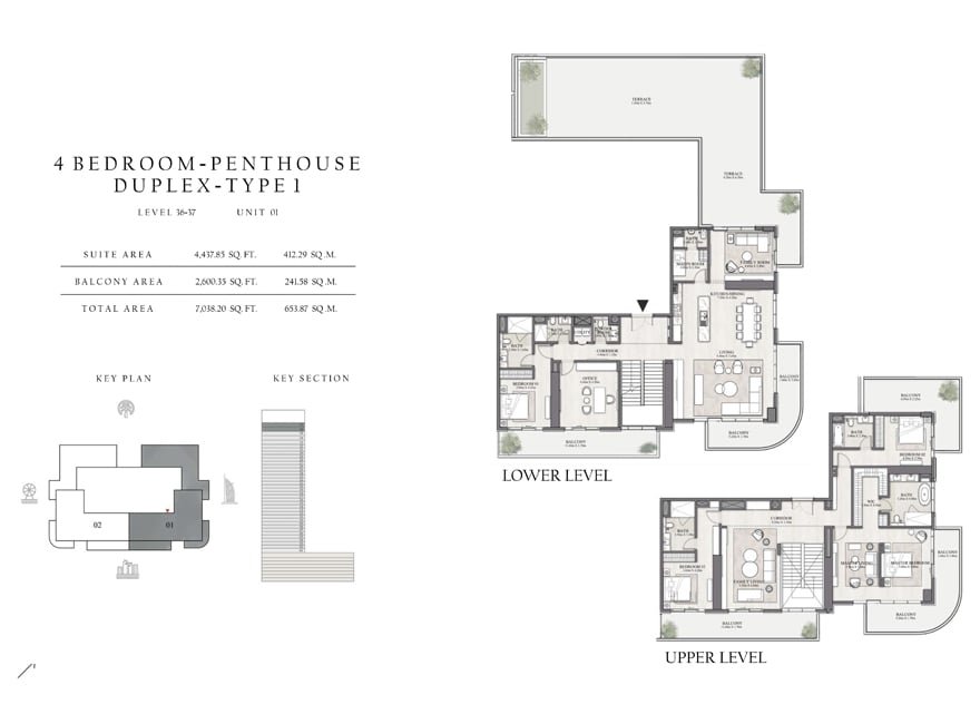 4 Bedroom floor plan