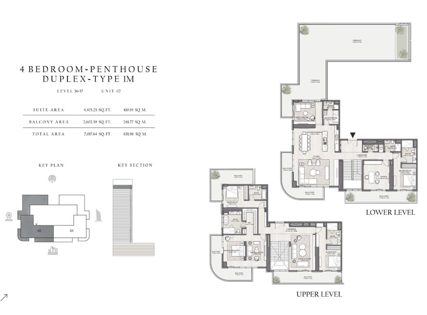 4 Bedroom floor plan