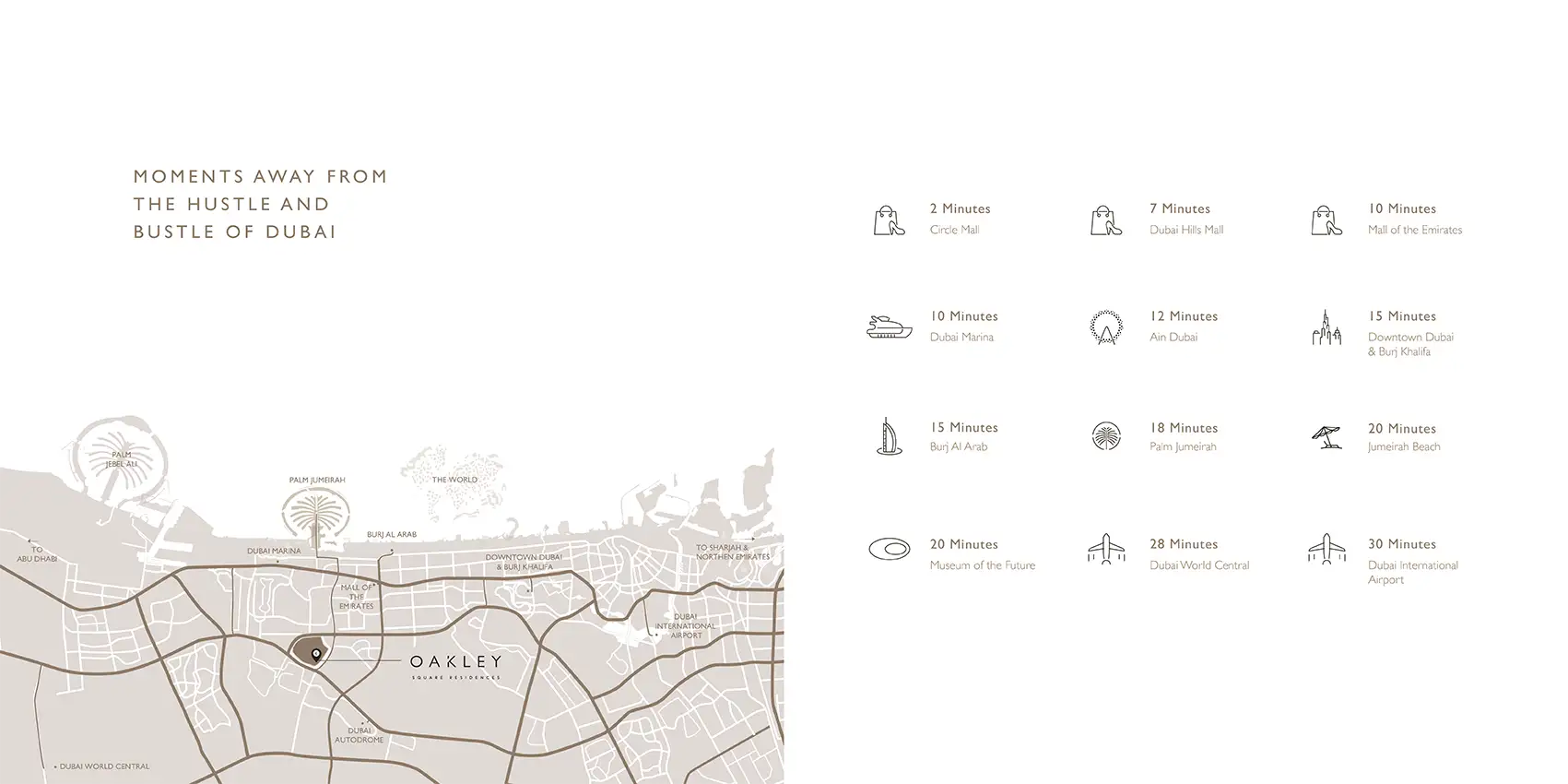 Oakley Square location map