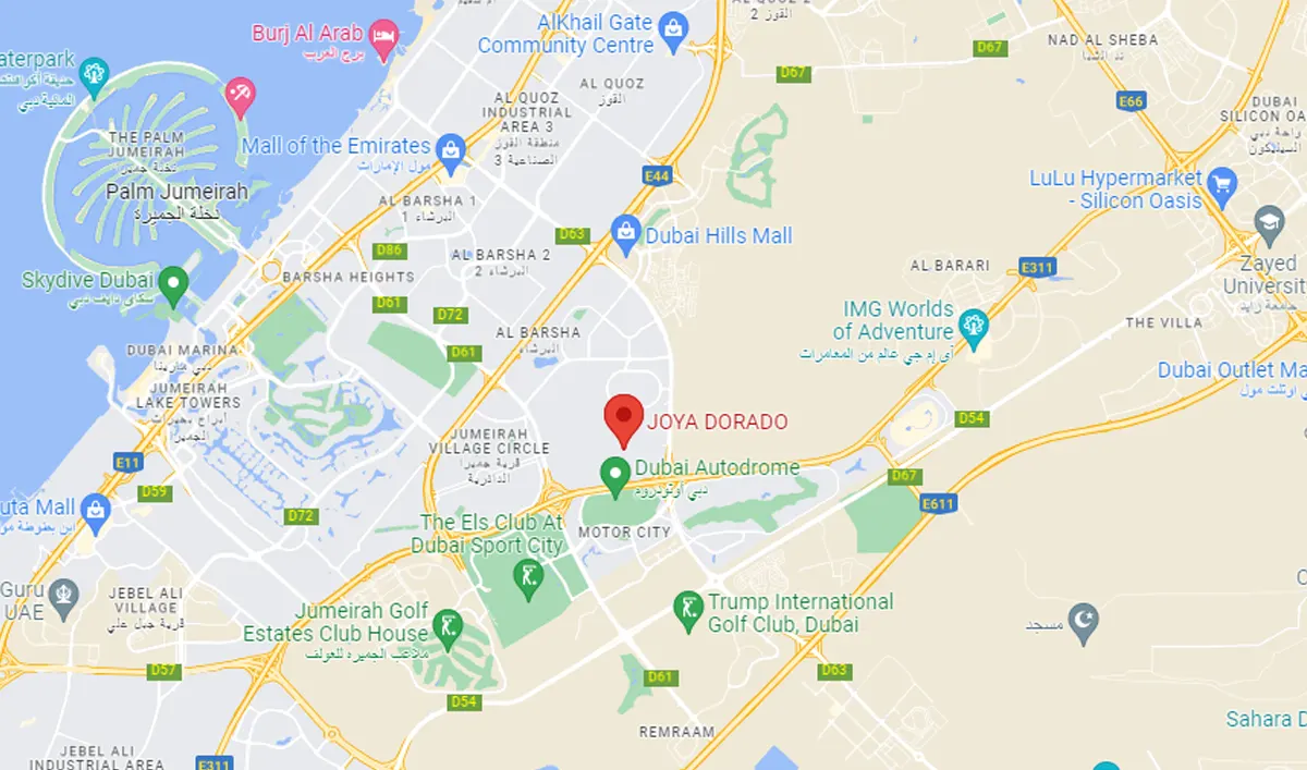 Joya Dorado location map