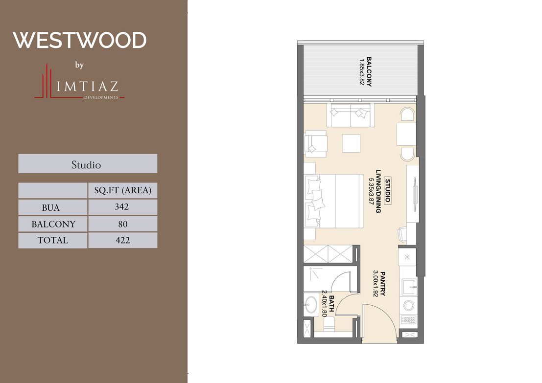 Studio floor plan