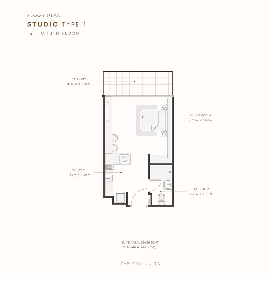 Studio floor plan