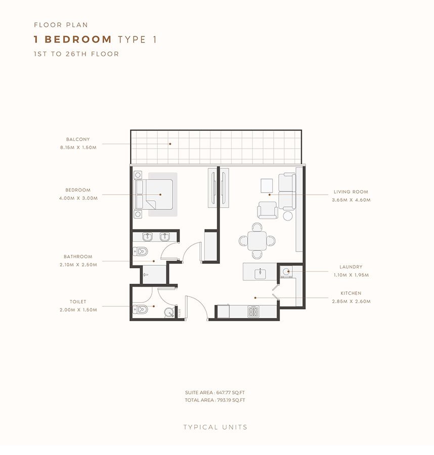 Studio floor plan