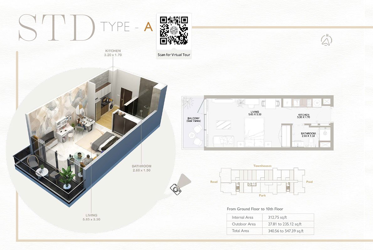 Studio floor plan