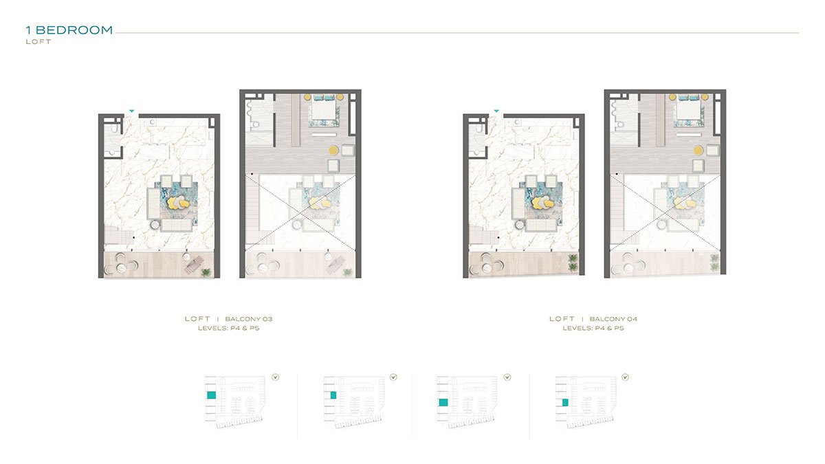 1 Bedroom floor plan