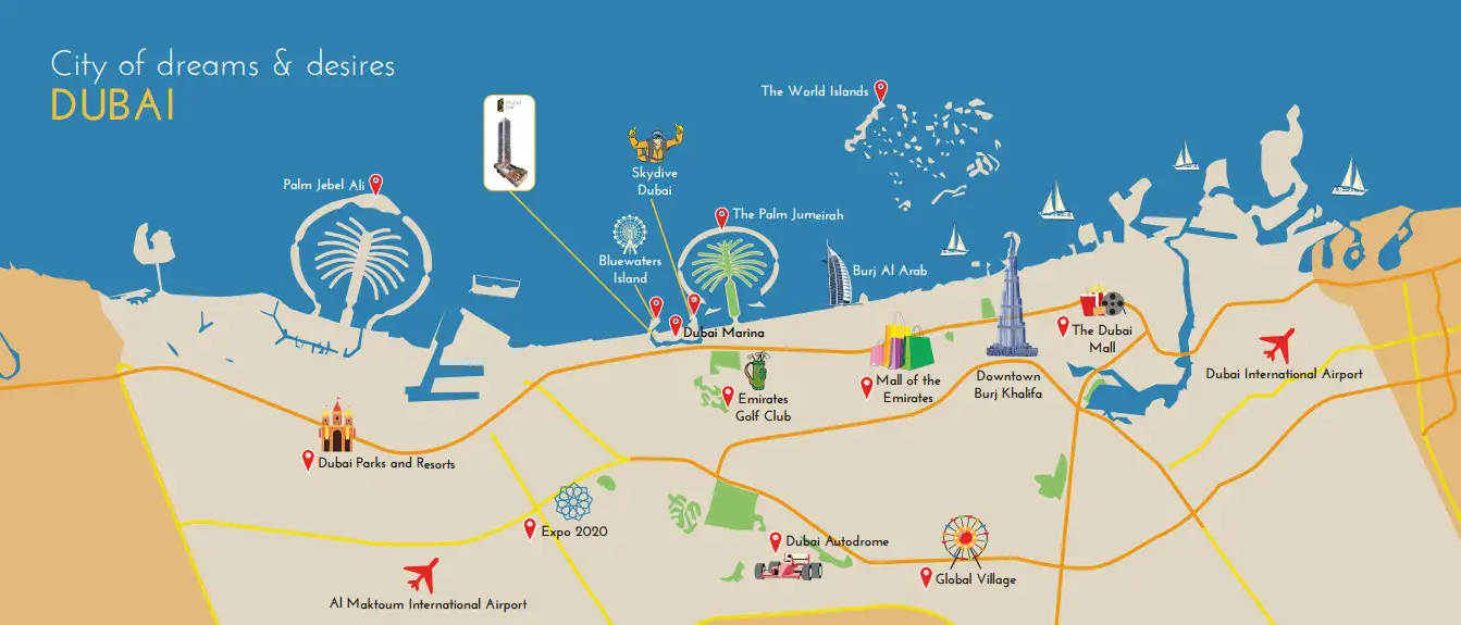 Studio One location map