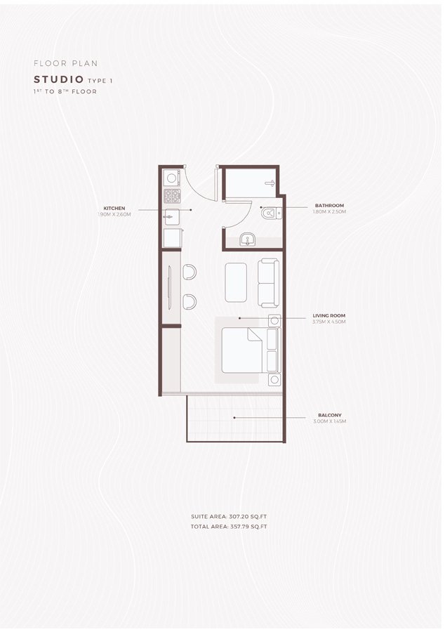 Studio floor plan