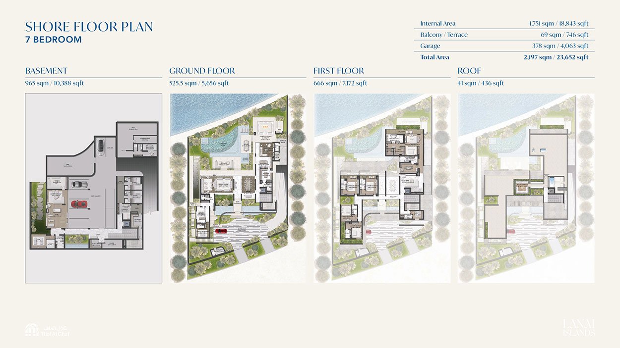 7 Bedroom floor plan