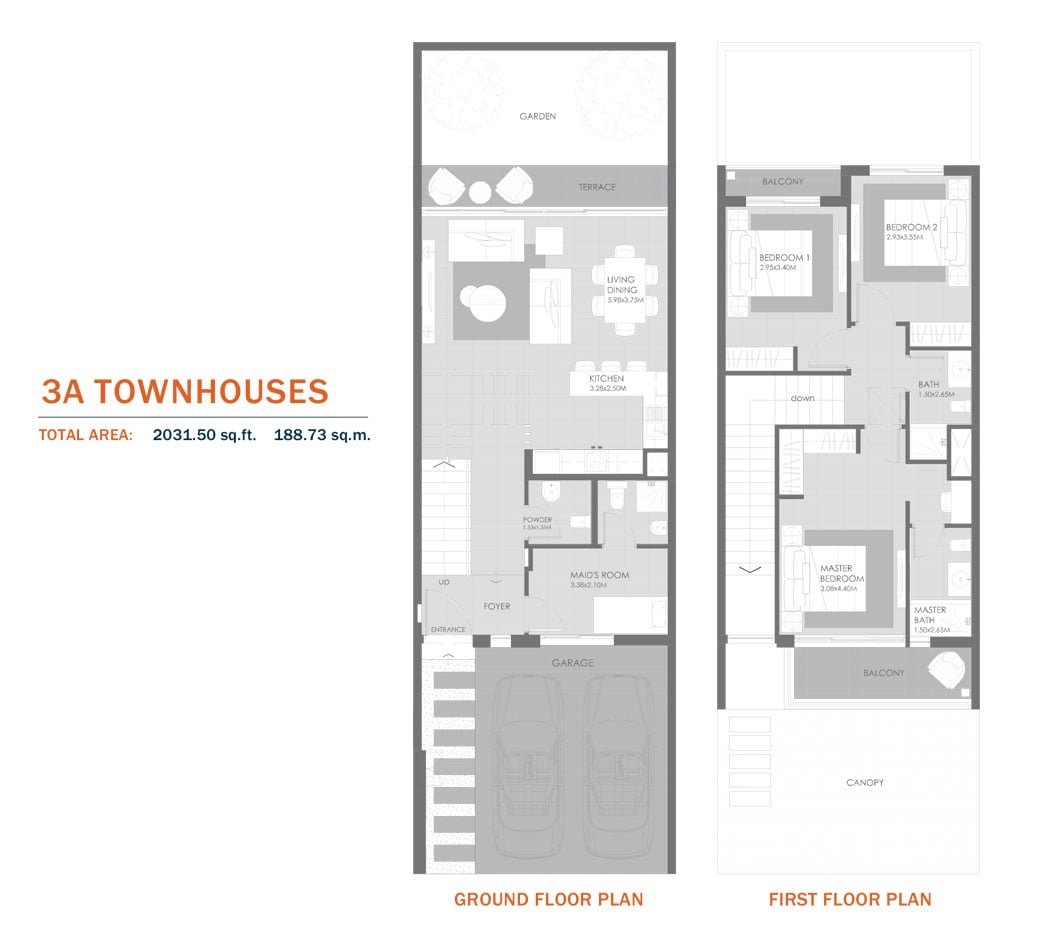3 Bedrooms floor plan