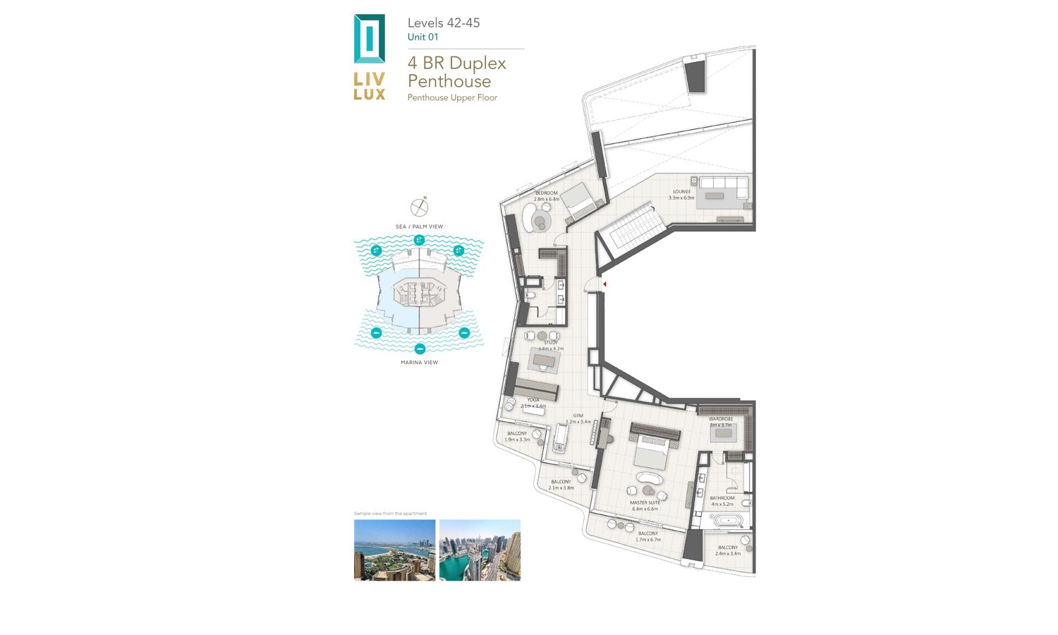 4 Bedrooms + Study floor plan
