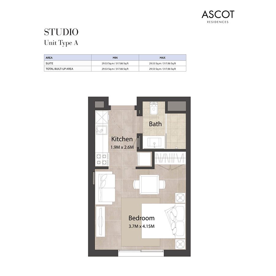 Studio floor plan
