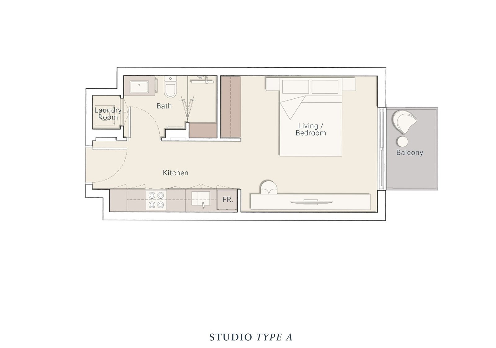 Studio floor plan