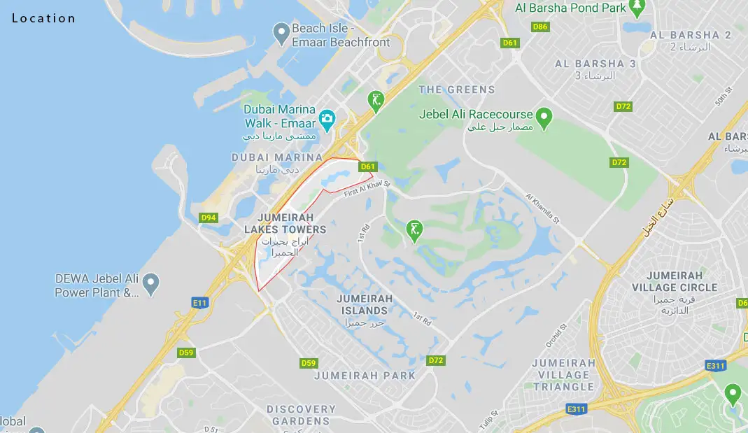 Danube Viewz Residence location map
