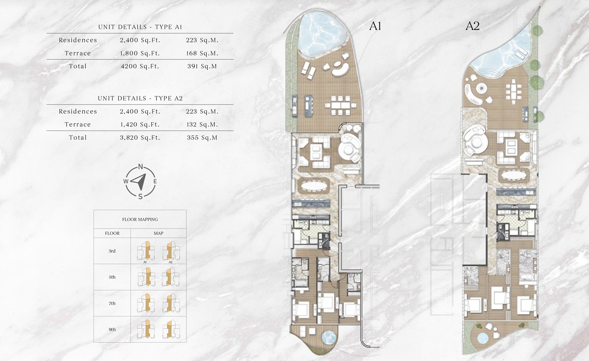 3 Bedroom floor plan