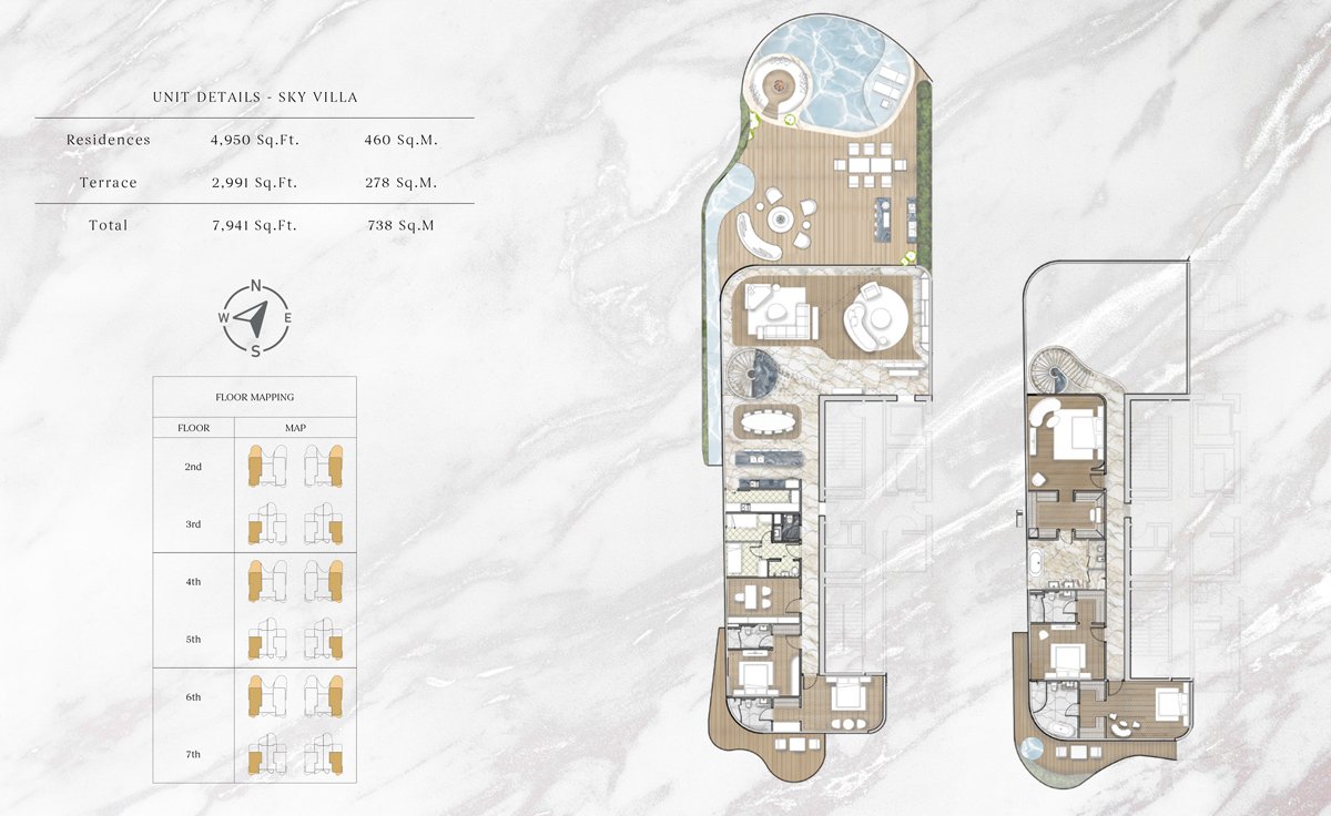 5 Bedroom floor plan