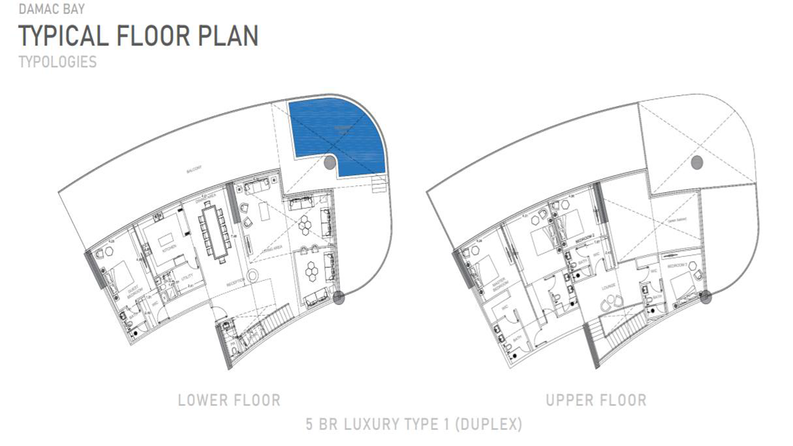 5 Bedroom floor plan