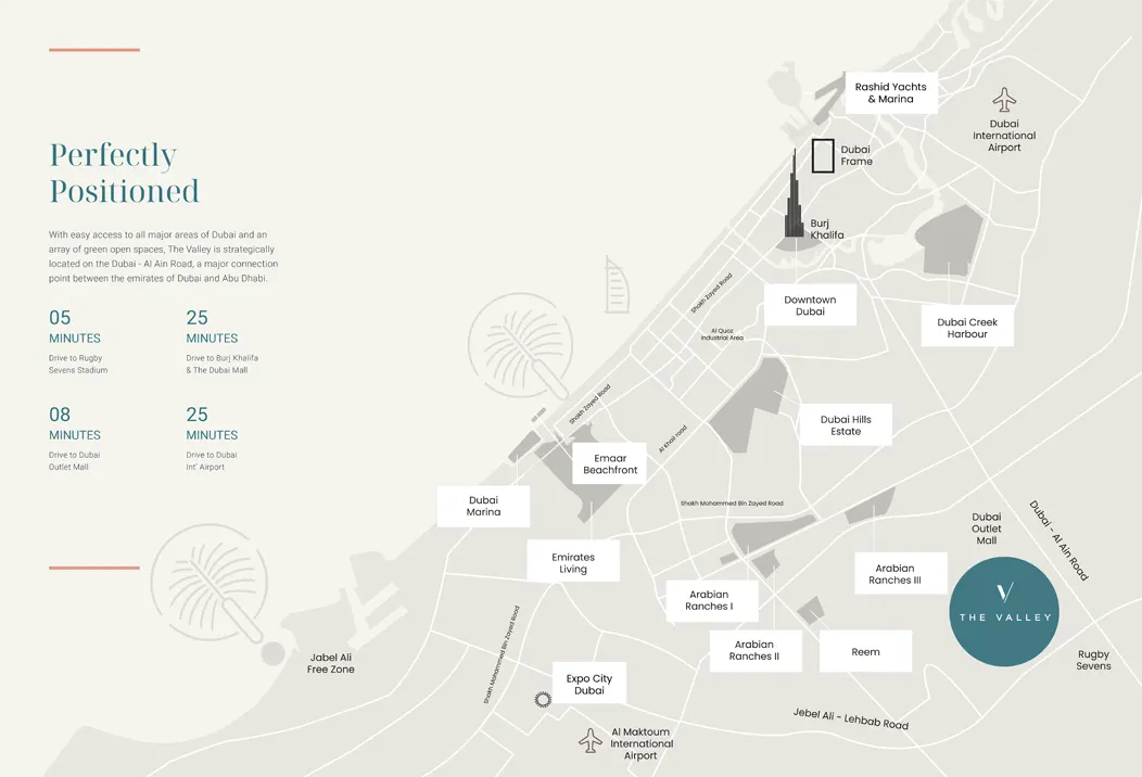 Elora at The Valley location map