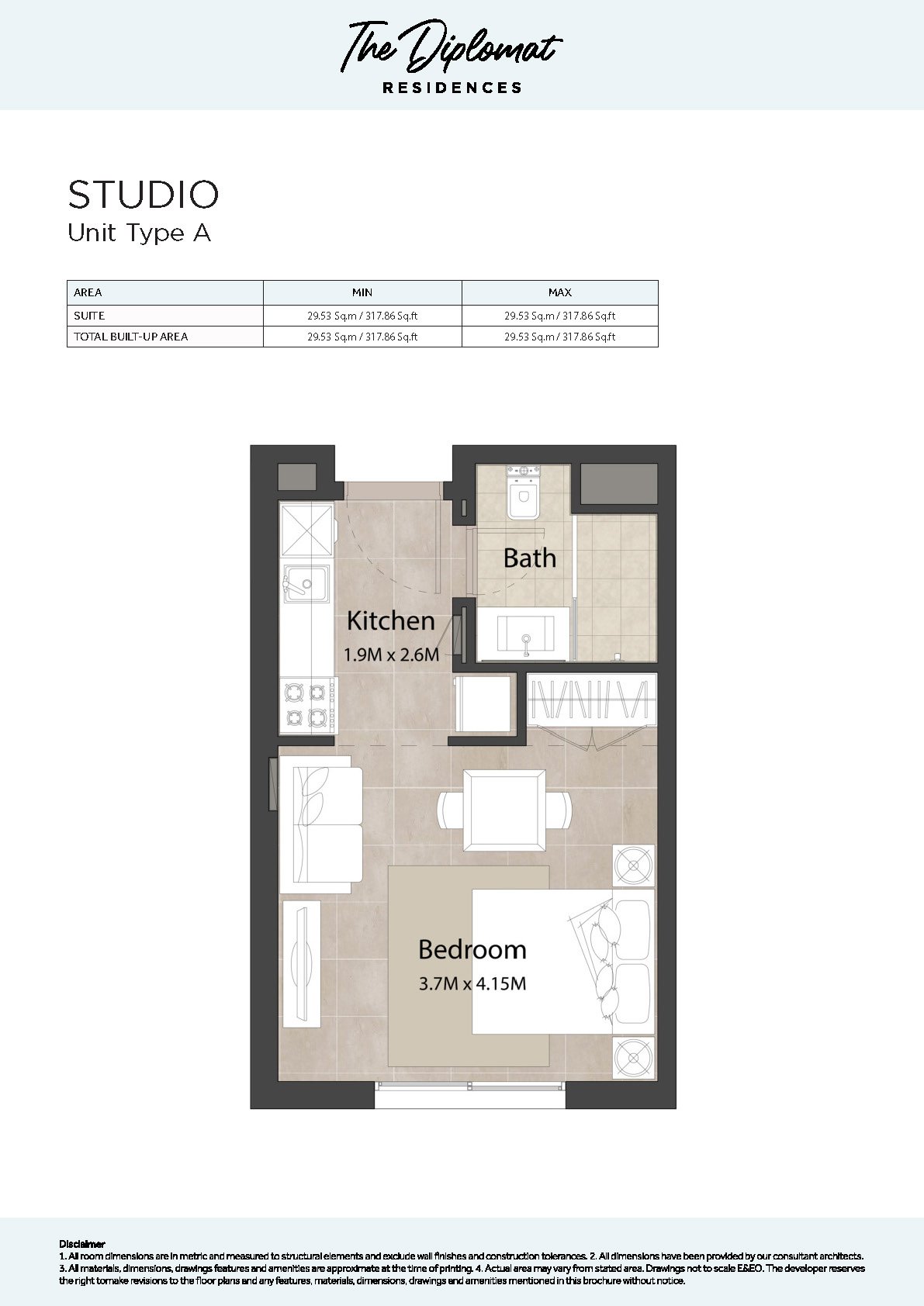 Studio floor plan