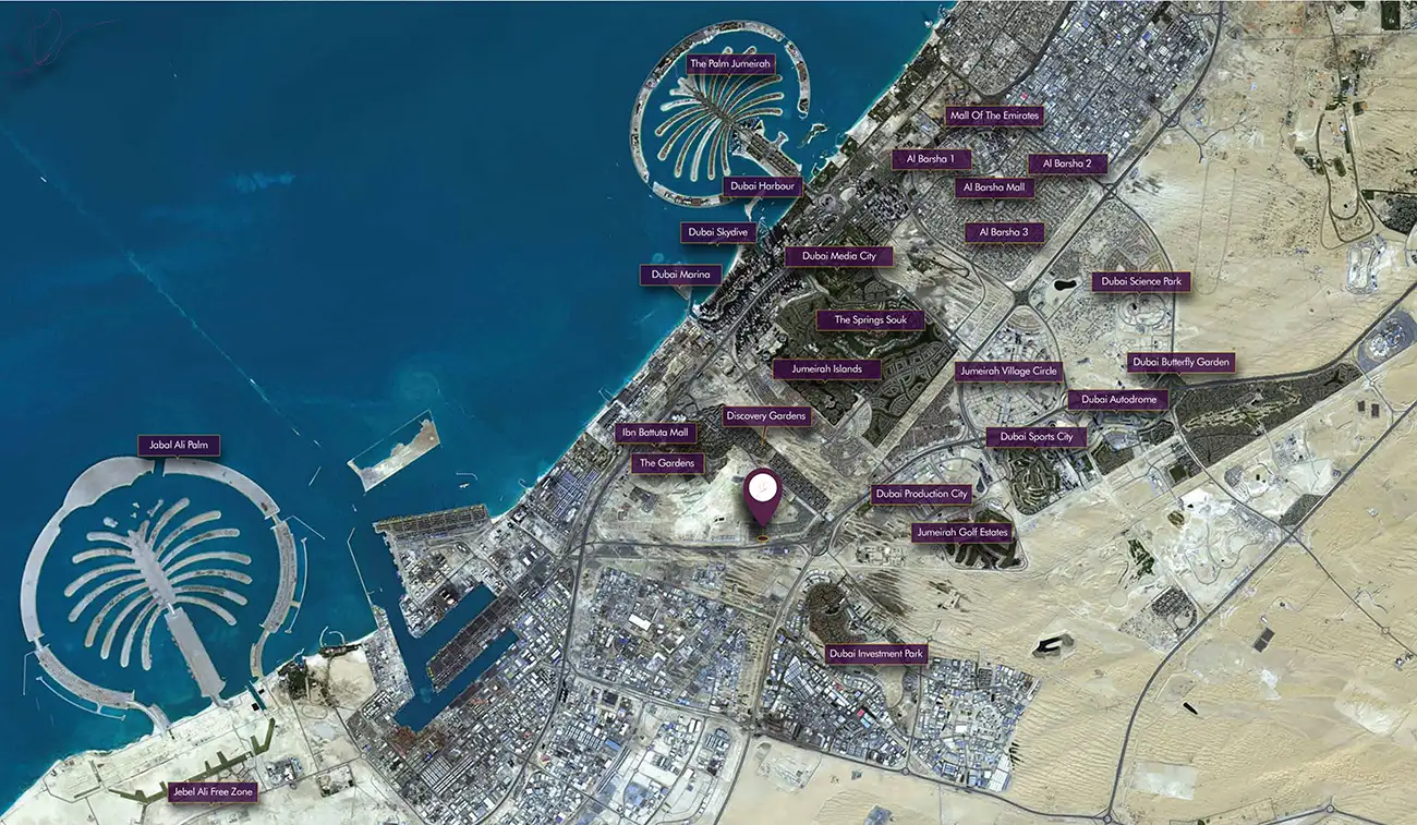 Amalia Residences location map
