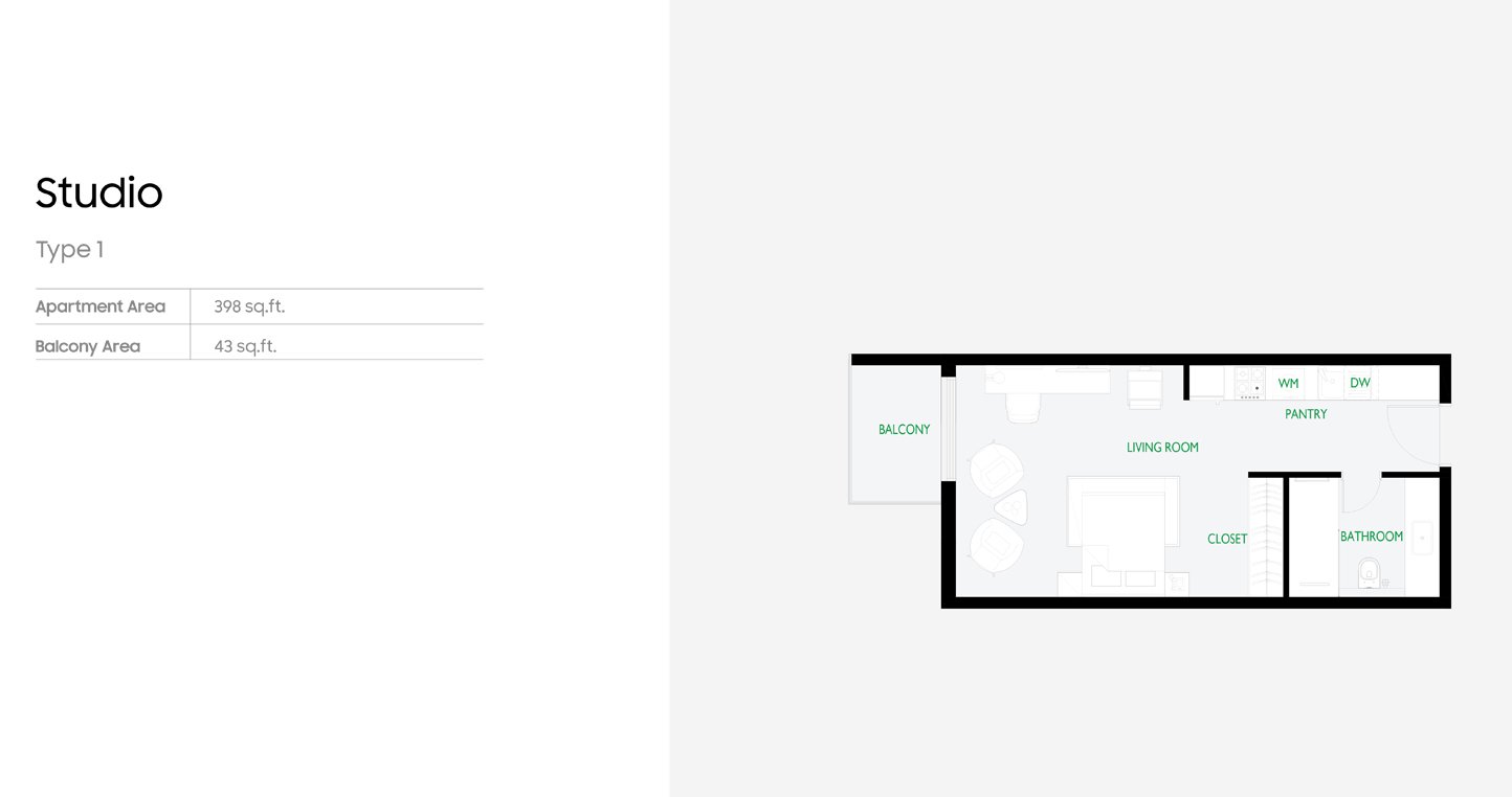 Studio floor plan