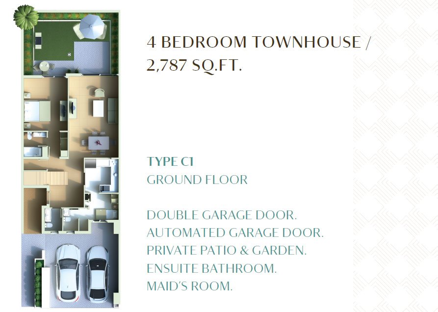 4 Bedroom floor plan
