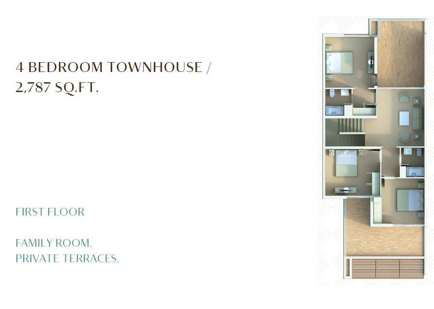 4 Bedroom floor plan