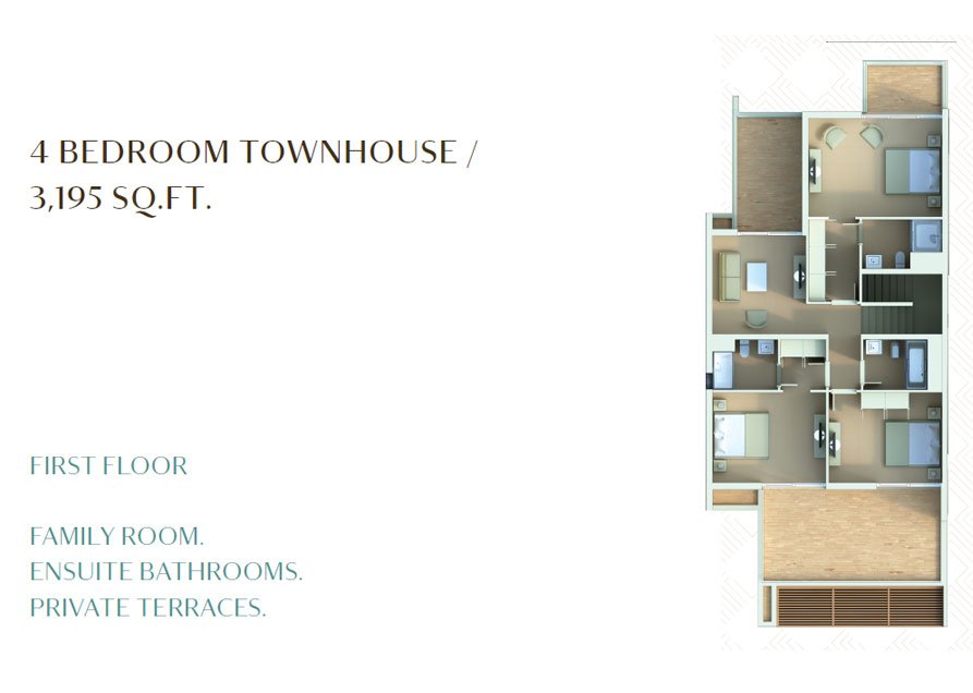 4 Bedroom floor plan