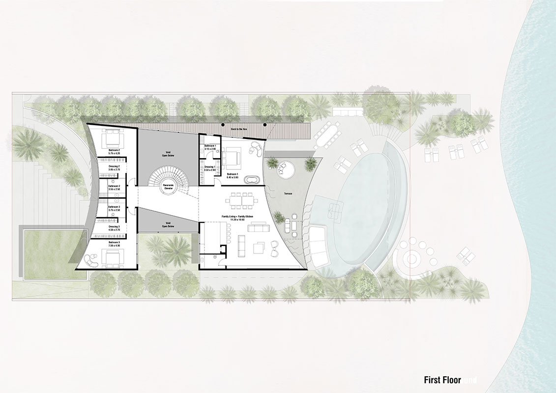 Zuha Island Villas floor plan