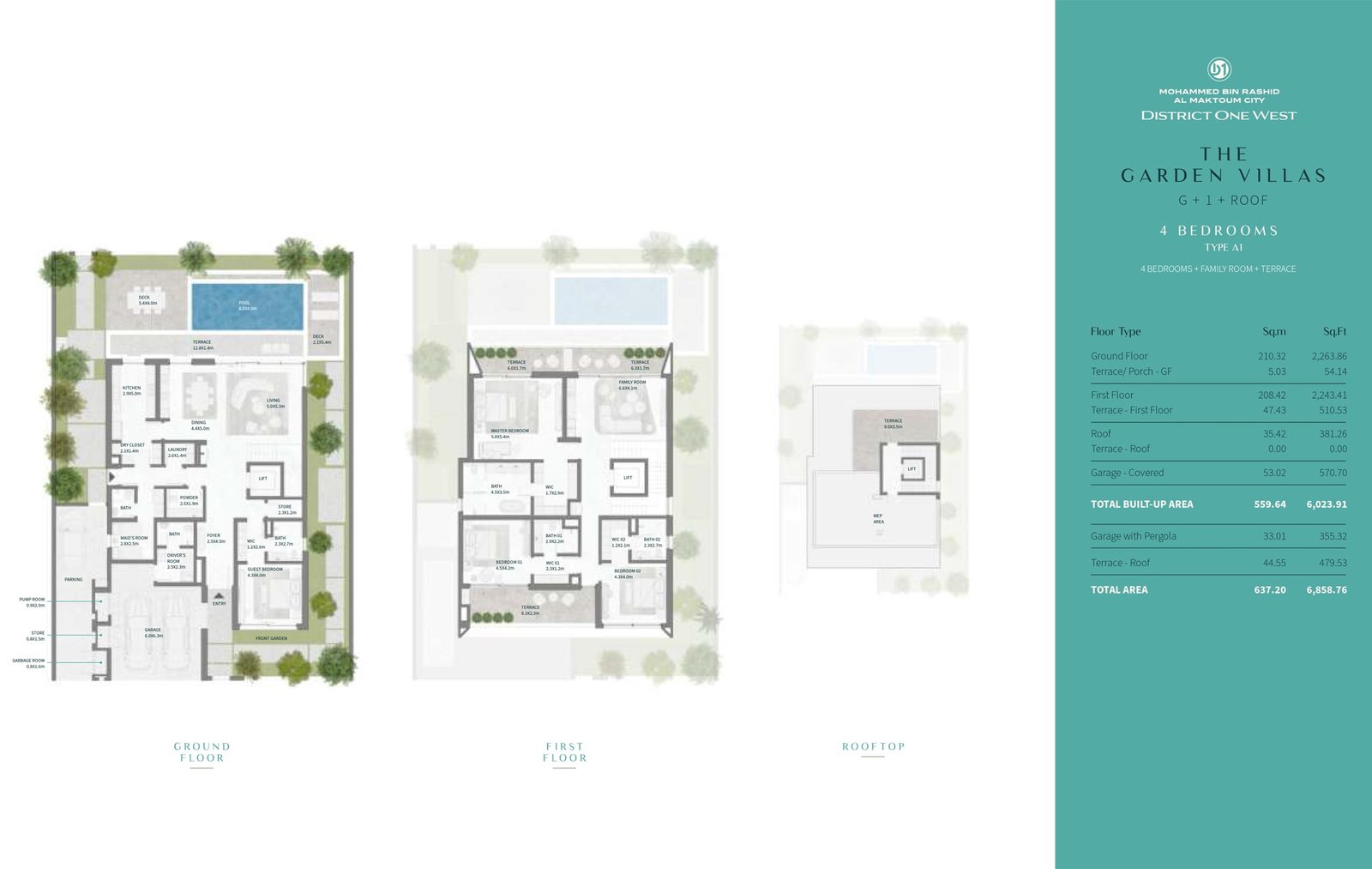 District One West floor plan