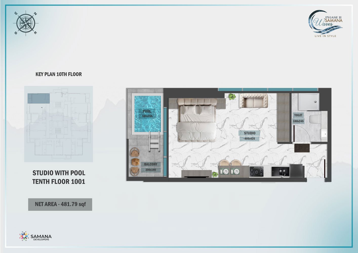 Studio floor plan