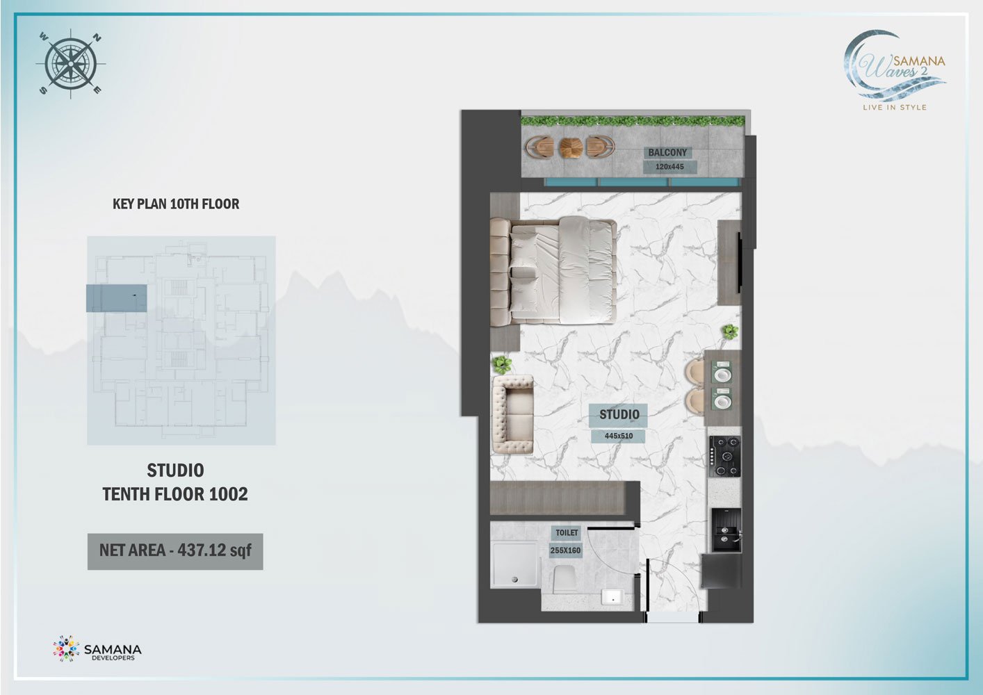 Studio floor plan