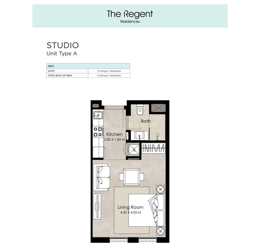 Studio floor plan