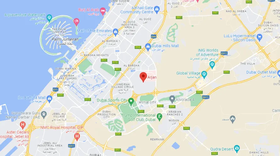 Oxford Gardens location map