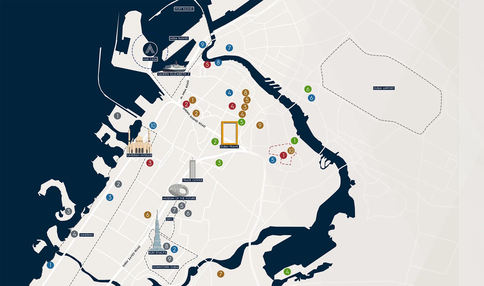 Mar Casa by Deyaar location map