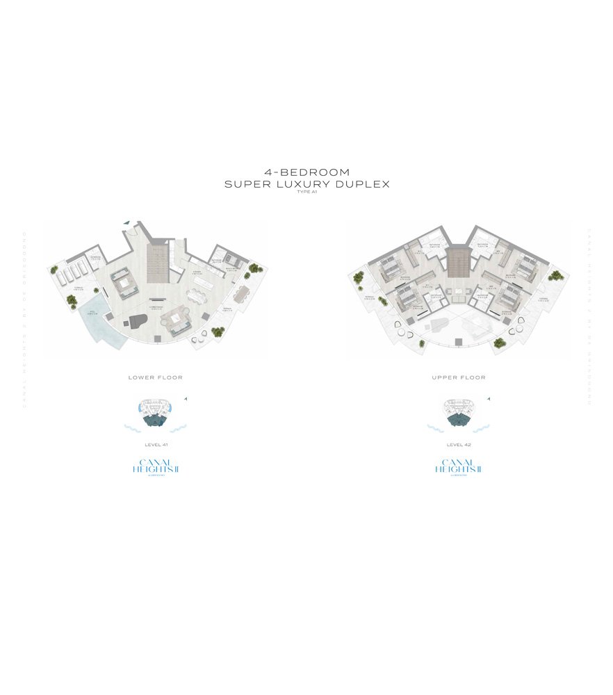 4 Bedrooms + Maid floor plan