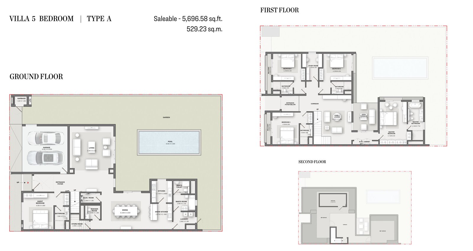 Sobha Reserve Villas floor plan
