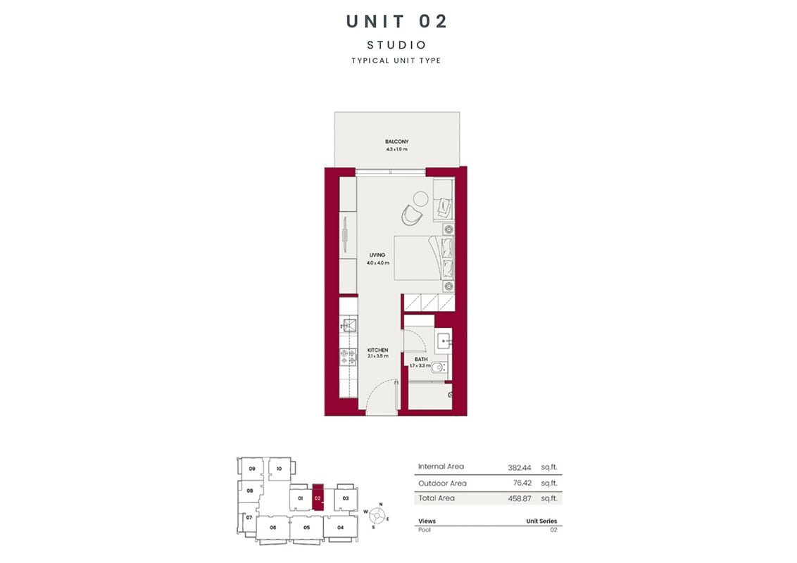 Studio floor plan